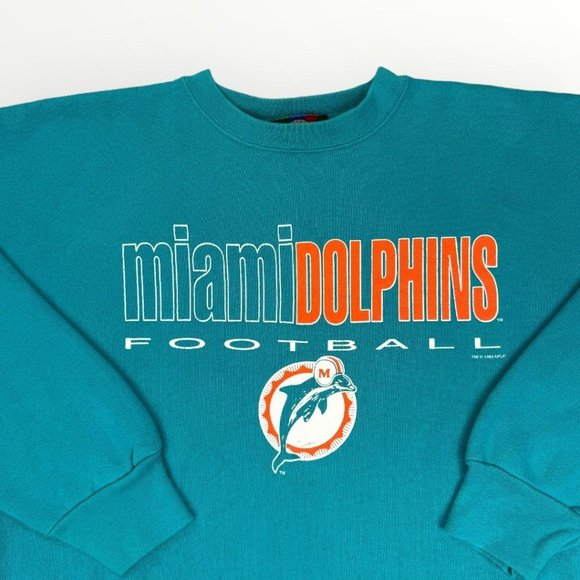 jostens sportswear Other - Vintage 1994 NFL Miami Dolphins Football Graphic Sweatshirt 90s Pullover Teal XL